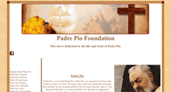 Desktop Screenshot of padrepiofoundation.com